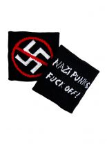 Schweißband No War schwarz