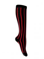 Kniestrümpfe stripes rot