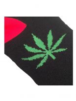 Socken Hanf schwarz grün