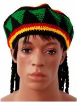 Rasta Mütze mit Dreadlocks