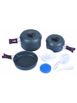 Camping Kochgeschirr Aluminium 9 teilig