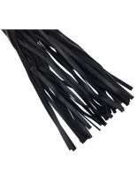 Mini Riemen Peitsche schwarz