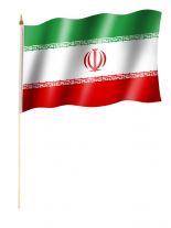 Stockfahne Iran