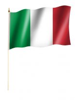 Stockfahne Italien
