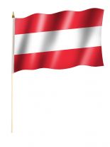 Stockfahne Österreich
