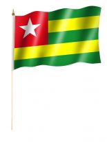 Stockfahne Togo