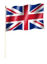 Stockfahne Großbritannien