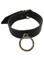 Leder Fesselband schwarz