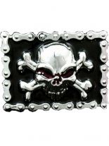 Gürtelschnalle skull and bones