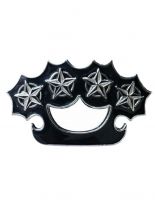 Gürtelschnalle Schlagring Stern