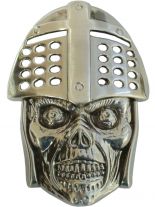 Gürtelschnalle Skull mit Stahlhelm