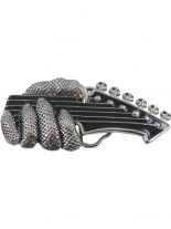 Gürtelschnalle Gitarre Hand