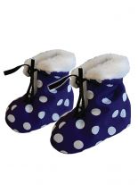 Baby Winterschuhe blaue Punkte