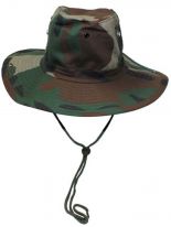 Buschhut mit Kinnband woodland