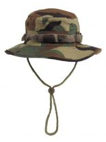 US GI Buschhut mit Kinnband woodland