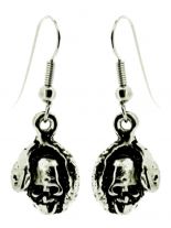 Ohrring Schlange mit Totenkopf