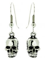 Ohrring Totenkopf klein