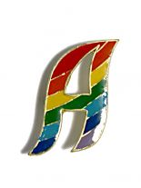 Anstecker Pin A Regenbogen