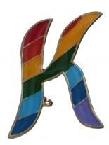 Anstecker Pin K Regenbogen