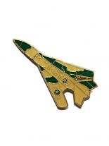 Anstecker Pin Militärflugzeug