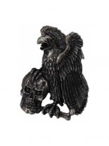 Anstecker Adler mit Totenkopf