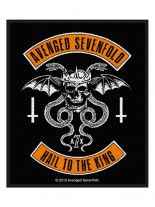 Aufnäher Avenged Sevenfold Hail to the King Skull