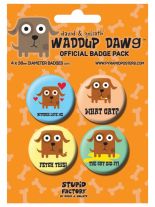 Button Set Waddup Bawg