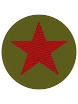 Aufnäher Red Star Khaki
