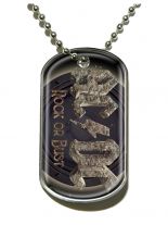 Erkennungsmarke ACDC Rock Or Bust Dog Tag Halskette
