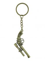 Schlüsselanhänger Revolver mit Zielrohr groß