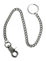 Schlüsselanhänger Karabinerhaken Kette 35 cm