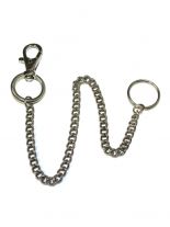 Schlüsselanhänger Karabinerhaken Kette 32,5 cm