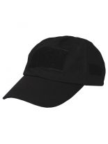 Baseball Einsatz Cap schwarz mit Klett