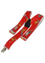 Hosenträger snowboard rot