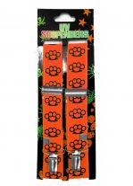Hosenträger Schlagring orange