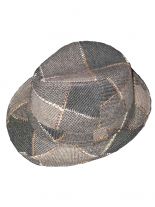 Clubstyle Trilby Hut grau gemustert