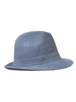 Clubstyle Trilby Hut grau Karo