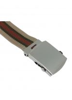 Gürtel beige braun gestreift