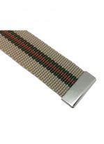 Gürtel Khaki gestreift