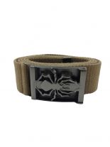 Stoffgürtel Spinne beige