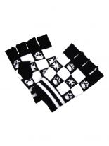 Winterset Eisernes Kreuz Totenkopf Schal Beanie Handschuhe