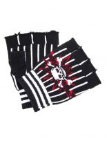 Winterset Totenkopf Love Kills Schal Beanie Handschuhe