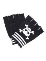 Winterset Totenköpfe Schal Beanie Handschuhe