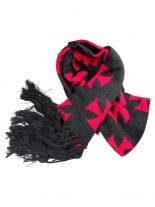 Winterset Eisernes Kreuz rot Schal Beanie Handschuhe