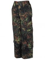 Kinder Militär Jacke und Hose Flecktarn
