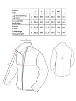Militär Kinder Polarjacke schwarz