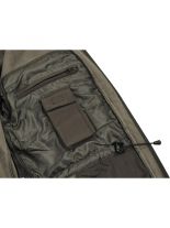 Fleece Jacke oliv mit Reisverschluss