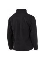Fleece Jacke schwarz mit Reisverschluss