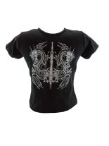 Kinder T-Shirt Drache mit Schwert