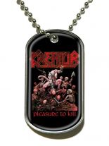 Erkennungsmarke Kreator Pleasure To Kill Dog Tag Halskette